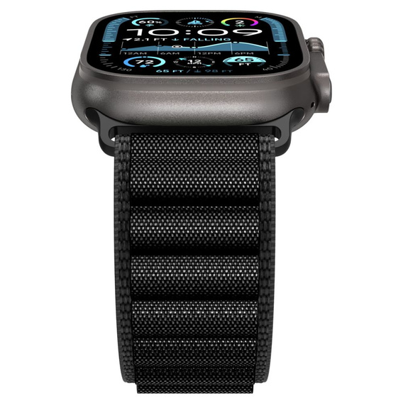 Pasek Spigen WBF1 Band do Apple Watch 1/2/3/4/5/6/7/8/9/10/11/SE/Ultra 1/2/3 42/44/45/46/49mm – Czarny