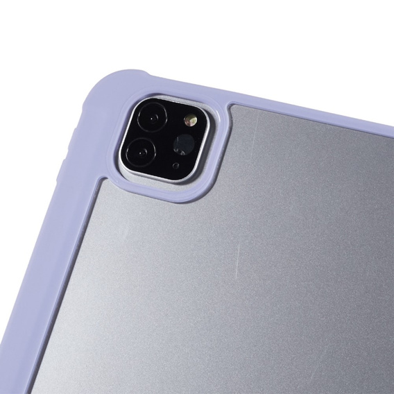 Etui do iPad Pro 12.9" 2022/2021/2020 (6/5/4 gen.), Smartcase Hybrid, z miejscem na rysik, fioletowe