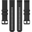 4x Pasek Silikonowy uniwersalny 22mm, Czarny, Granatowy, Szary, Biały