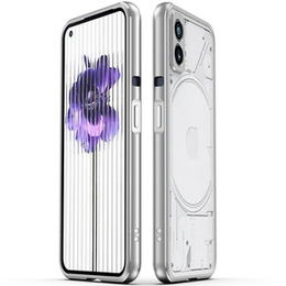 Etui do Nothing Phone (2), Armor Bumper, srebrne