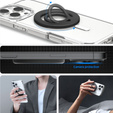 Spigen Dual pop, uchwyt do telefonu kompatybilny z MagSafe, Czarny