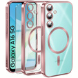 Etui do Samsung Galaxy A16 / A16 5G, Electro MagSafe, różowe + Szkło na ekran