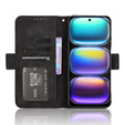 Etui z klapką do Infinix Hot 50 4G, Card Slot, czarne
