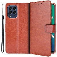 Etui Wallet do Samsung Galaxy M53 5G, Brown