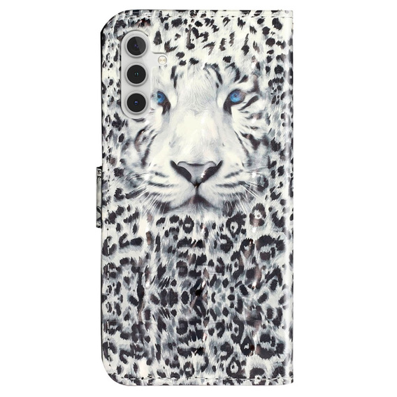 Etui z klapką do Samsung Galaxy A35 5G, Wallet, Leopard