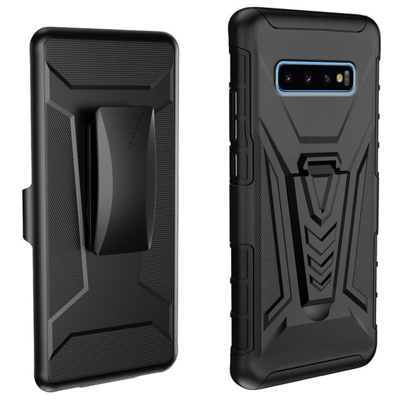 Etui Heavy Duty Hybrid do Samsung Galaxy S10 Plus, Black