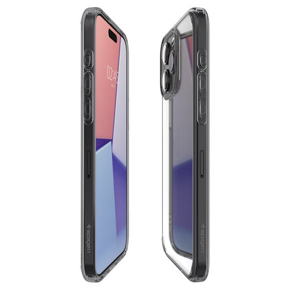 Etui Spigen do iPhone 15 Pro Max, Ultra Hybrid, Przezroczyste / Szare