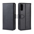 Etui z klapką do Samsung Galaxy A50/A50S/A30S, Leather Flexi Book, czarne