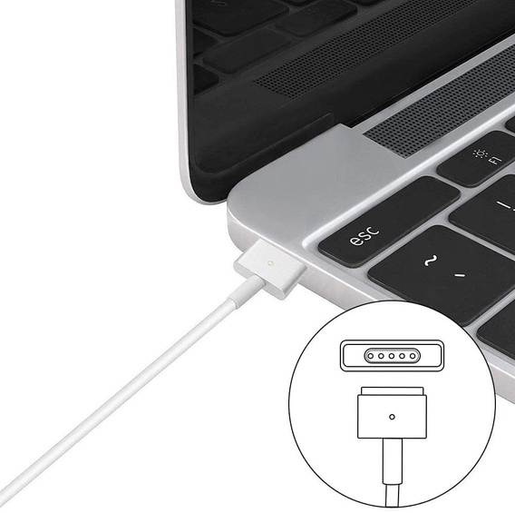 Zasilacz 45W do Apple Macbook Air 11/13 14.85V 3.05A z kablem Magsafe 2 "T"