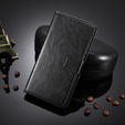 Etui z klapką do Motorola Edge 60 / 60 Fusion, Crazy Horse Wallet, czarne