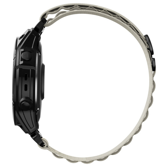 Pasek Nylonowy Quickfit do Garmin Fenix 5/6/6 PRO/7 Forerunner 965/955/945, Biały