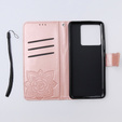 Etui z klapką do Xiaomi 13T / 13T Pro, Butterfly, różowe rose gold