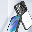 Etui do Samsung Galaxy S21 FE, Slide Camera, czarne