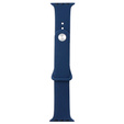 Pasek Silikonowy do Apple Watch 1/2/3/4/5/6/7/8/9/10/11/SE Ultra 1/2/3 42/44/45/46/49mm, Granatowy