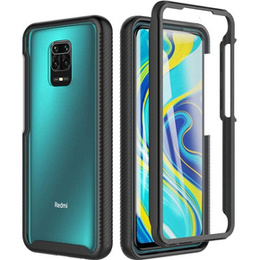 Etui do Xiaomi Redmi Note 9S / 9 Pro, Shockproof, z folią, czarne
