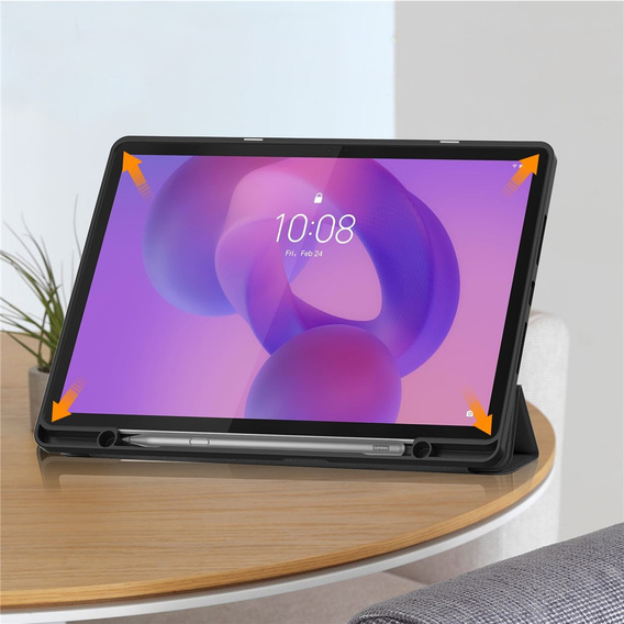 Etui do Lenovo Idea Tab Plus 12,1", Smartcase, czarne