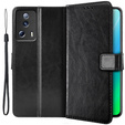 Etui z klapką do Xiaomi 13 Lite, Crazy Horse Wallet, czarne