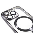Zestaw Etui do iPhone 14 Pro, MagSafe Hybrid, czarne + Szkło