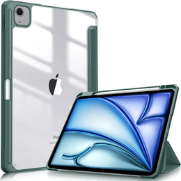 Etui do iPad Air 11" 2025/2024 (7/6 gen.), Smartcase Hybrid, z miejscem na rysik, zielone