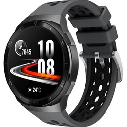 Pasek silikonowy do Huawei Watch GT 2e, Szary / Czarny