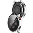 2w1 Etui z osłoną na ekran do Amazfit GTR 4 46mm, Srebrne