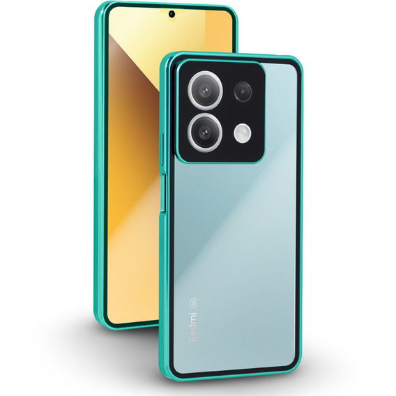 Etui do Xiaomi Redmi Note 13 5G, Magnetic Dual Glass, zielone