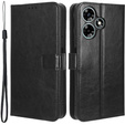 Etui z klapką do Infinix Hot 30, Crazy Horse Wallet, czarne