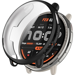 2w1 Etui z Osłoną na ekran do Amazfit Active 2, Czarne