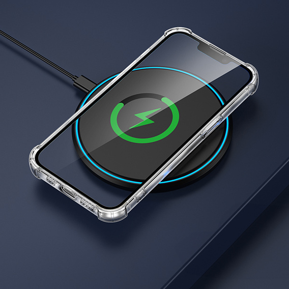 Etui do iPhone 16E, Erbord Dropproof, przezroczyste + Szkło