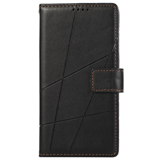 Etui z klapką do Realme 12 Pro 5G / 12 Pro+ 5G, Leather Line Wallet, czarne