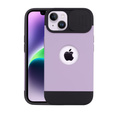 Etui do iPhone 13 / iPhone 14, ERBORD MagSafe Cam Slider, fioletowe + Szkło na ekran