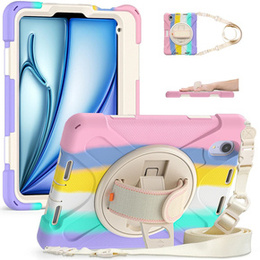 Etui do iPad Air 13" 2025/2024 (7/6 gen.), Pancerne obrotowe 360, Kolorowe
