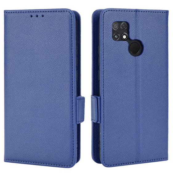 Etui Wallet do Xiaomi Poco C40 4G, Magnetic Clasp - Blue