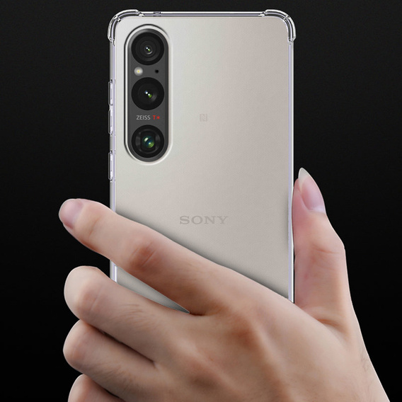 Etui do Sony Xperia 1 V, Dropproof, Przezroczyste