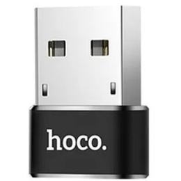 Adapter HOCO UA6 OTG USB-A (męski) do USB-C (żeński) – czarny