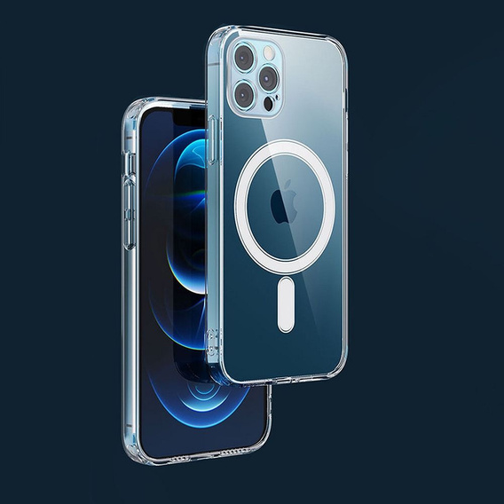 Etui Clear Mag Cover do iPhone 13/14, Transparent + Szkło 9H