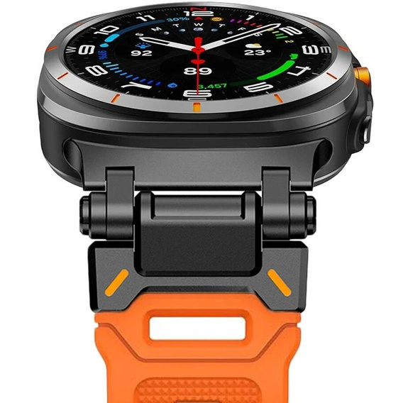 Pasek do Samsung Galaxy Watch Ultra 47mm, Pomarańczowy