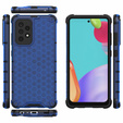 Etui Pancerne Honeycomb do Samsung Galaxy A52 / A52s, Niebieskie