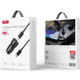 XO Ładowarka Samochodowa CC57 PD 25W 1x USB-C + Kabel USB-C – USB-C - Czarna