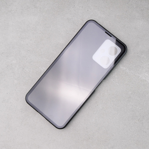 Etui do Xiaomi Redmi Note 12, ERBORD Glass Armor Leather, czarne