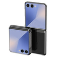Etui do Samsung Galaxy Z Flip7, z błyszczącym wykończeniem - czarne