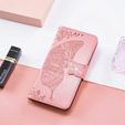 Etui z klapką do Realme C71, Butterfly, różowe rose gold