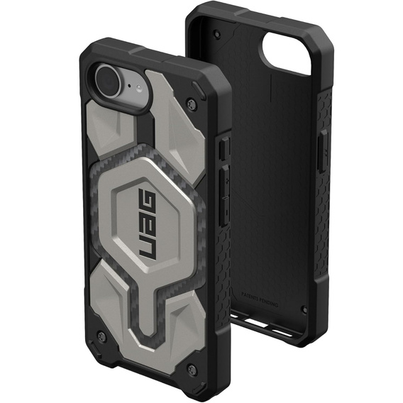 Etui Urban Armor Gear do iPhone 16e, Monarch Pro MagSafe, szare