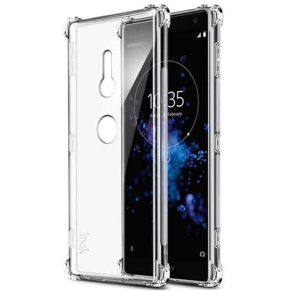 Etui IMAK do Sony Xperia XZ2, Dropproof, przezroczyste