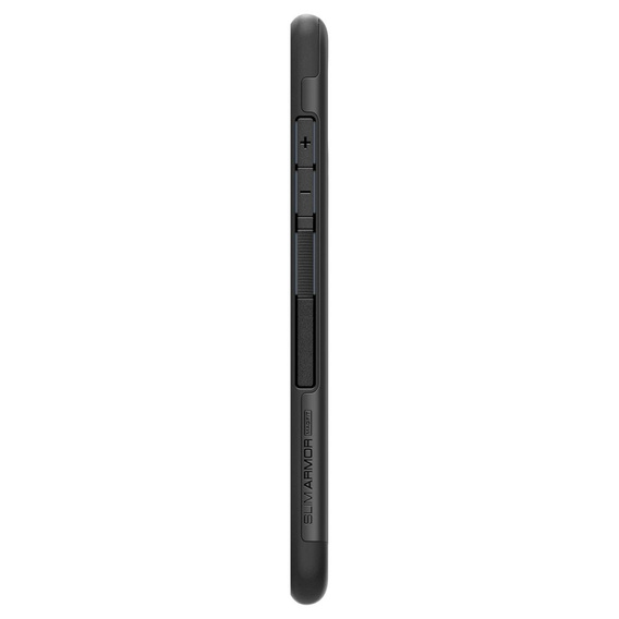 Etui Spigen do Samsung Galaxy S25 Slim Armor MagSafe, Czarne + Szkło hartowane 9H
