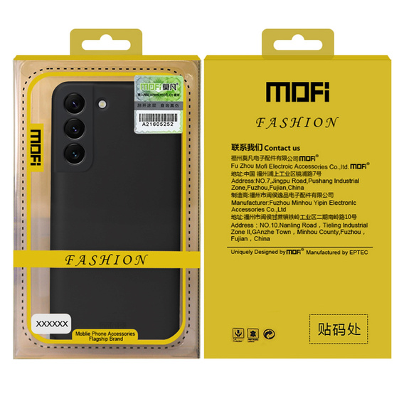 Etui MOFI do Samsung Galaxy S22 5G, cienkie, czarne