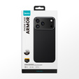 Etui BENKS Kevlar Armor PRO do iPhone 17 Pro, Carbon Fiber 600D A069, do MagSafe, aktywny przycisk – czarne