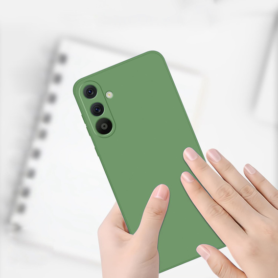 Etui do Samsung Galaxy A36 5G, Silicone Lite, zielone