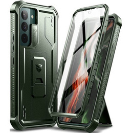 Etui pancerne do Samsung Galaxy S22, Dexnor Full Body, zielone