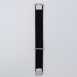 Pasek Nylonowy do Apple Watch 1/2/3/4/5/6/7/8/9/10/11/SE Ultra 1/2/3 42/44/45/46/49mm, Czarny / Biały